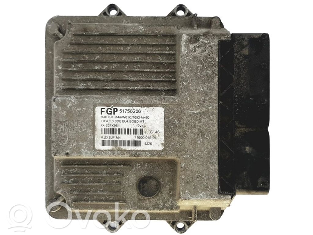 Fiat Idea Engine control unit/module ECU 