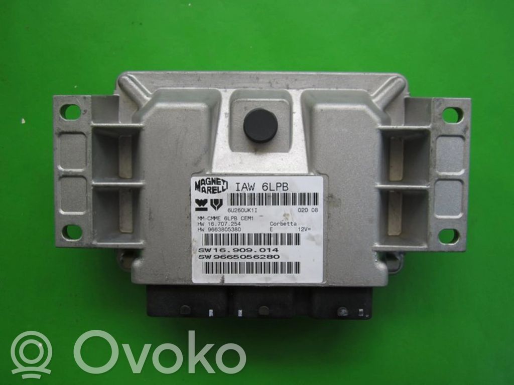 Citroen C4 I Picasso Unidad de control/módulo ECU del motor 