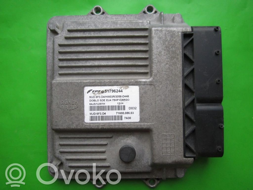 Fiat Doblo Unitate control motor/modul ECU 