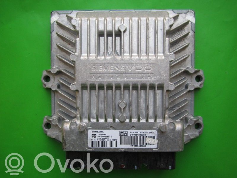 Engine control unit/module ECU   9661835380,5WS40258FT