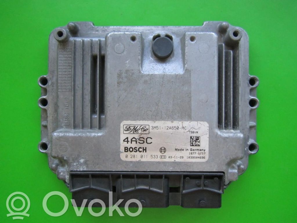 Ford C-MAX I Engine control unit/module ECU 