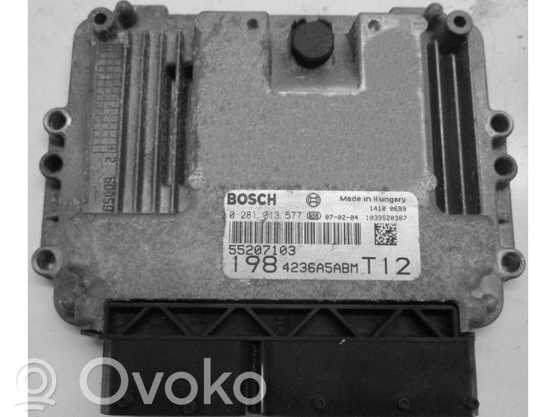 Engine control unit/module ECU   55207103,0281013577