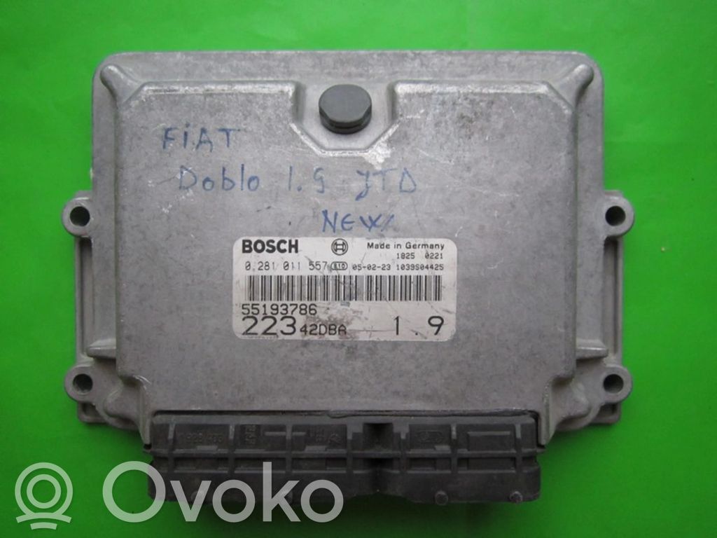 Engine control unit/module ECU   55193786,0281011557