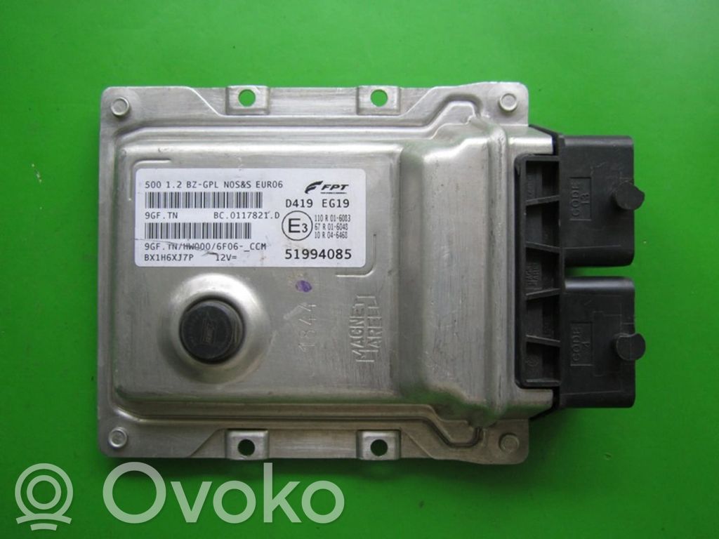 Engine control unit/module ECU   51994085,BC0117821D