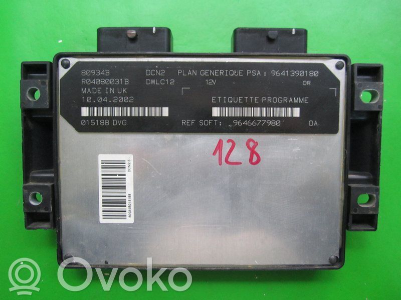 Engine control unit/module ECU   9646677980,9641390180