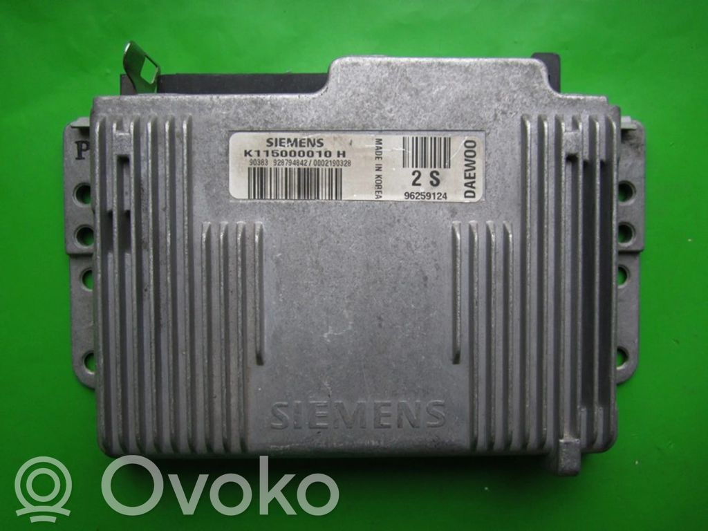Engine control unit/module ECU   K115000010H,96259124