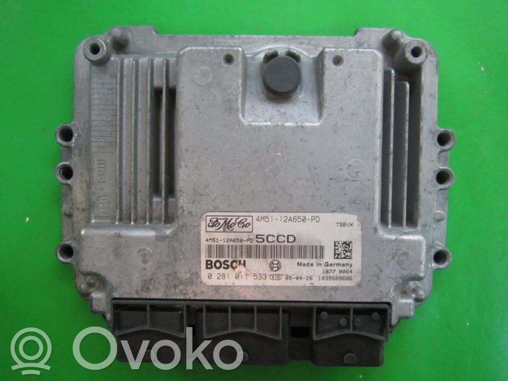 Galios (ECU) modulis   4M5112A650PD,0281011533