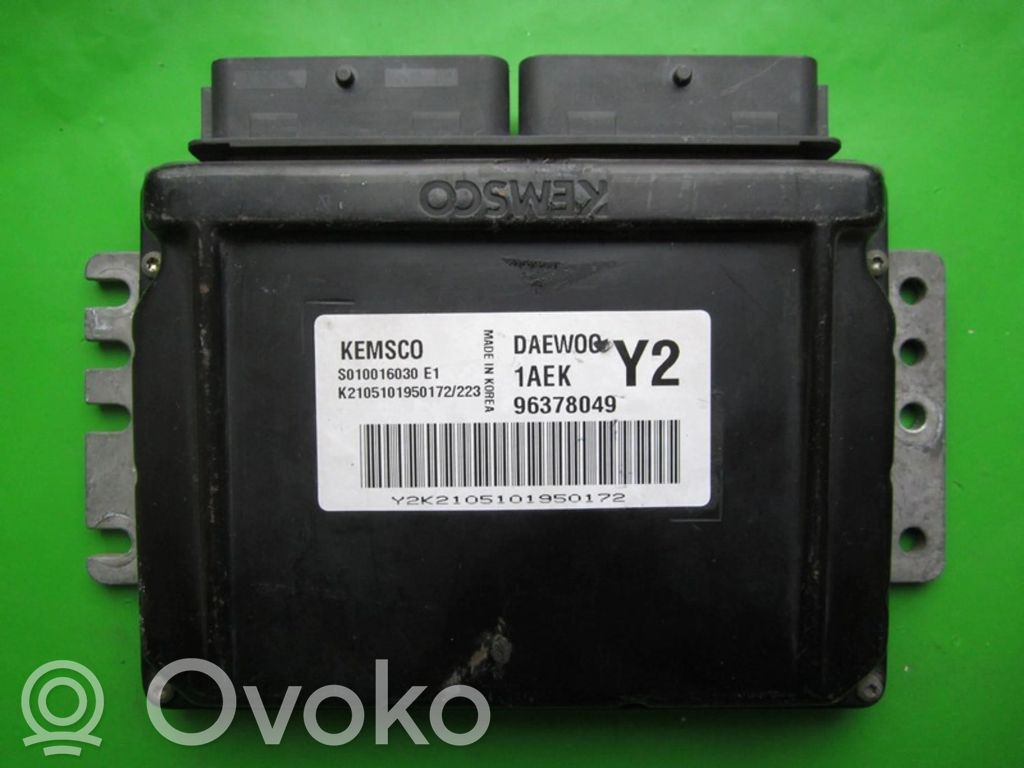 Engine control unit/module ECU   96378049,S010016030E