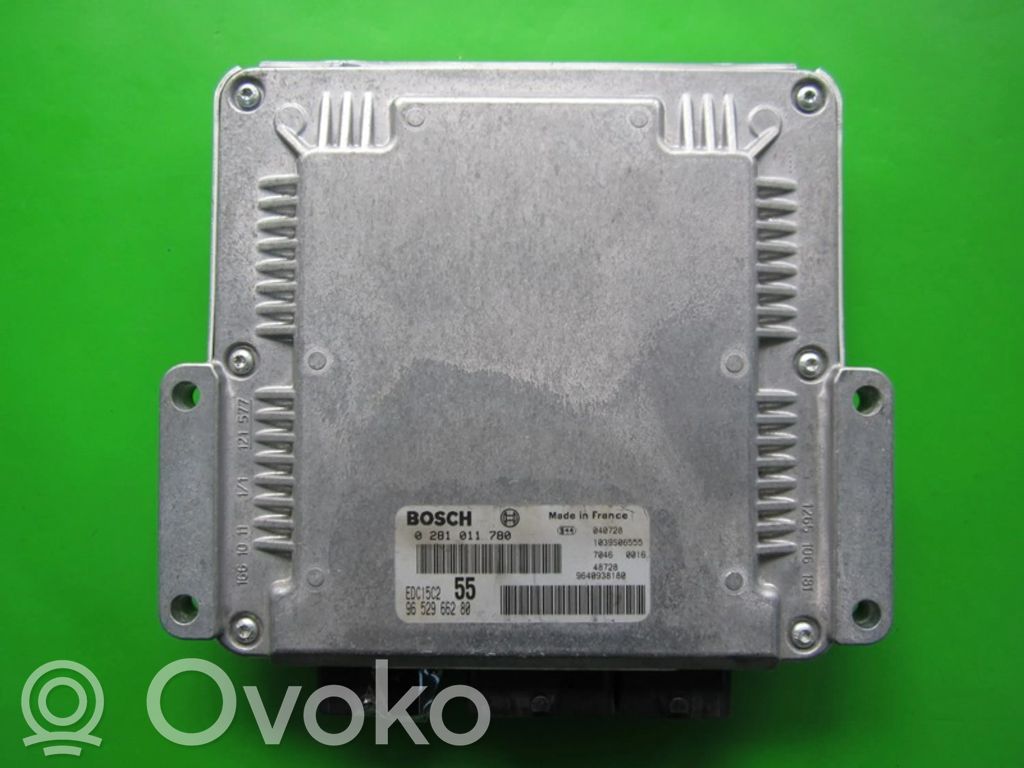 Unité de commande, module ECU de moteur   9652966280,0281011780