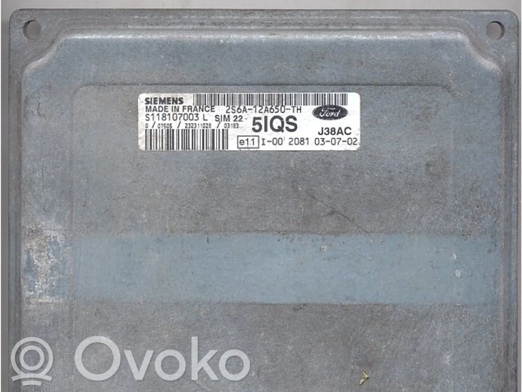 Ford Fiesta Engine control unit/module ECU 