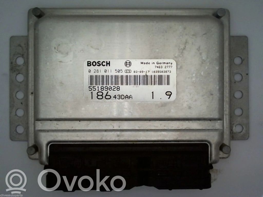 Fiat Multipla Engine control unit/module ECU 