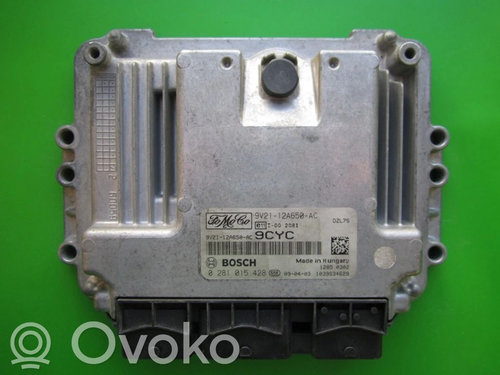 Engine control unit/module ECU   9V2112A650AC,0281015428