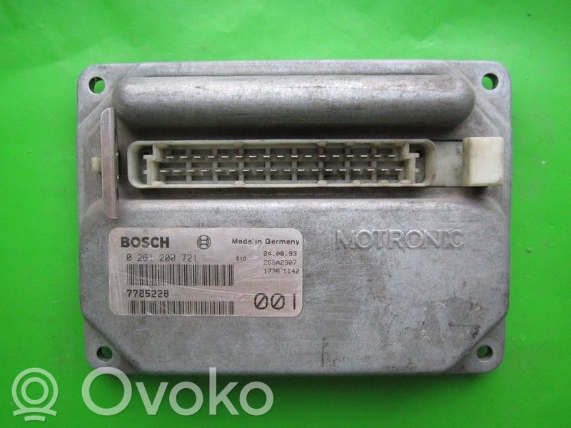Engine control unit/module ECU   7785228,0261200721