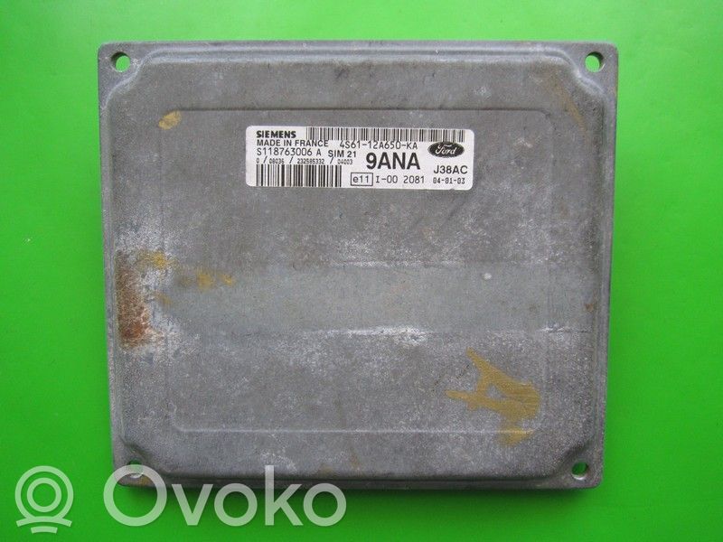Engine control unit/module ECU   4S6112A650KA,S118763006A