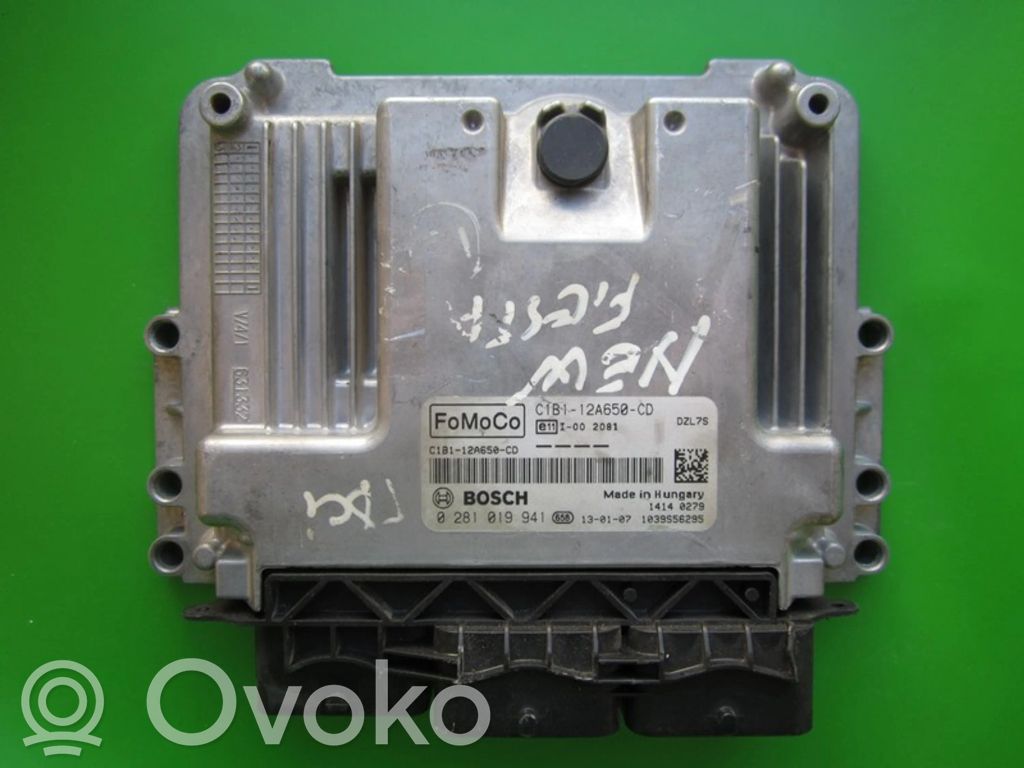 Ford Fiesta Unidad de control/módulo ECU del motor 