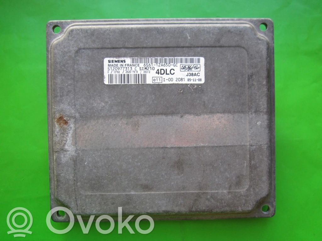 Engine control unit/module ECU   6S6112A650GC,S120977313C