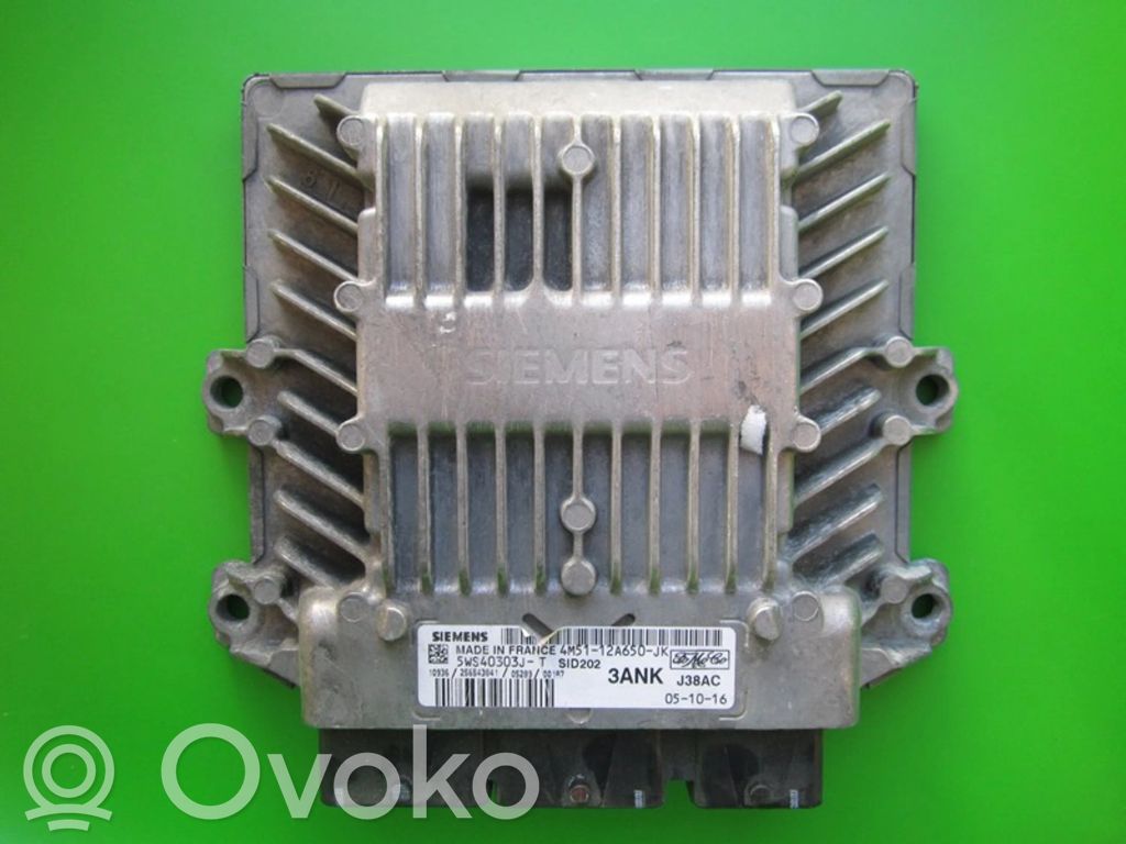 Engine control unit/module ECU   4M5112A650JK,5WS40303JT