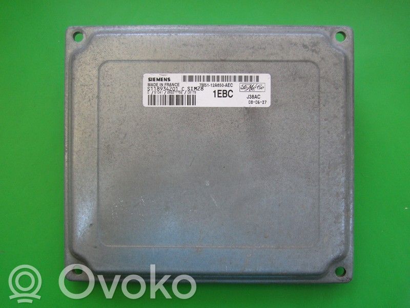 Engine control unit/module ECU   7M5112A650AEC,S118934201C
