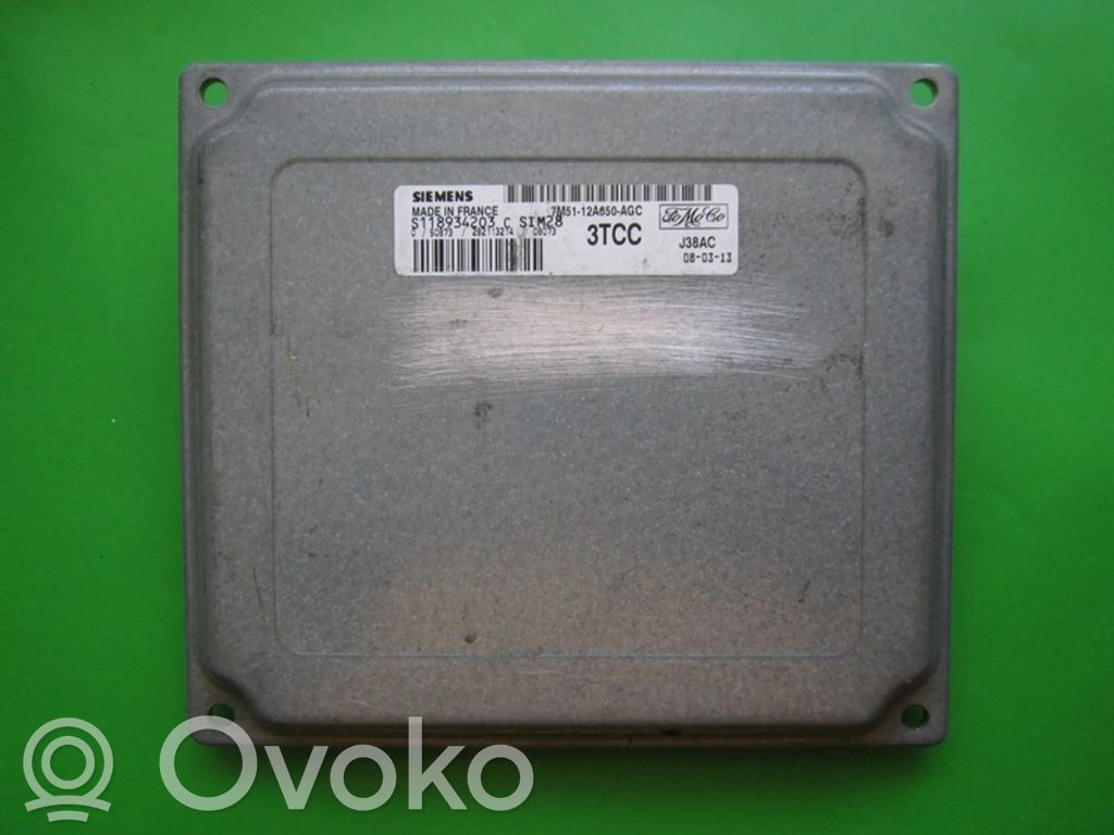 Unité de commande, module ECU de moteur   7M5112A650AGC,S118934203C