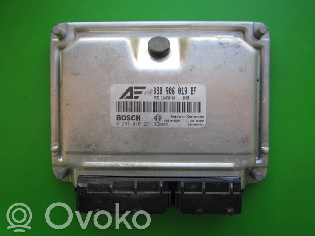 Unité de commande, module ECU de moteur   YM2112A650KA,0281010221