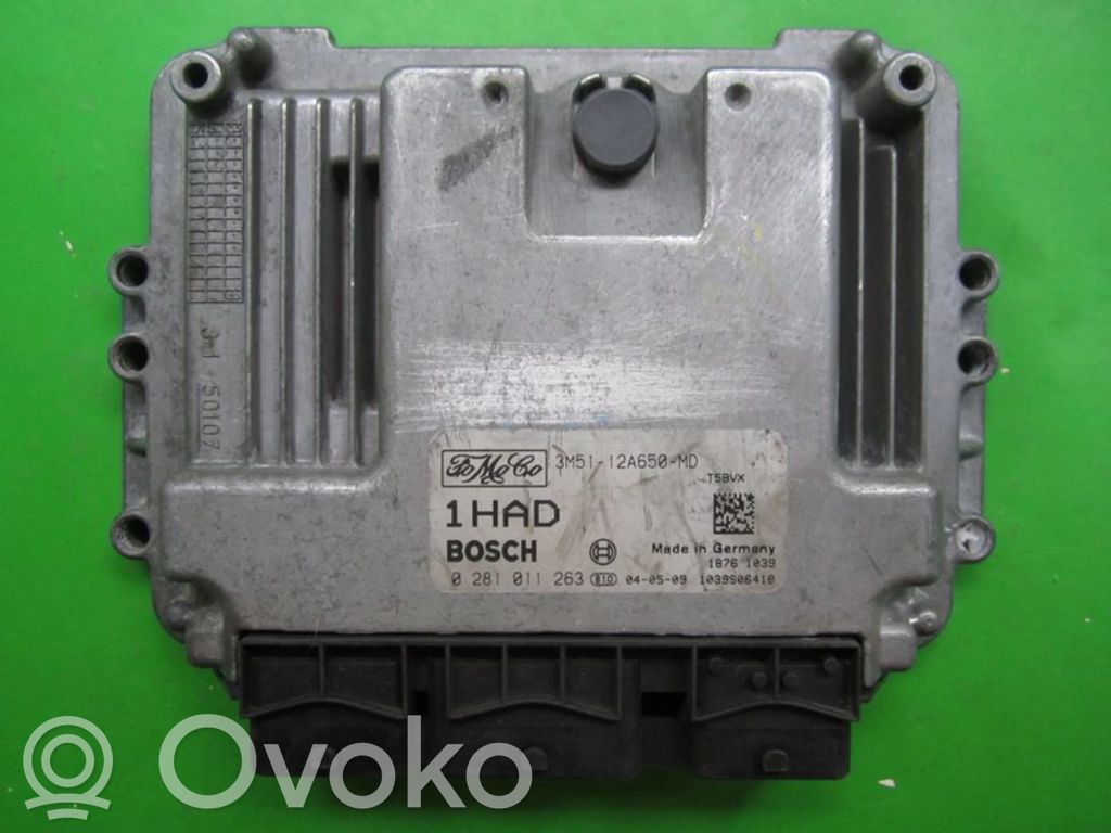 Unidad de control/módulo ECU del motor   3M5112A650MD,0281011263