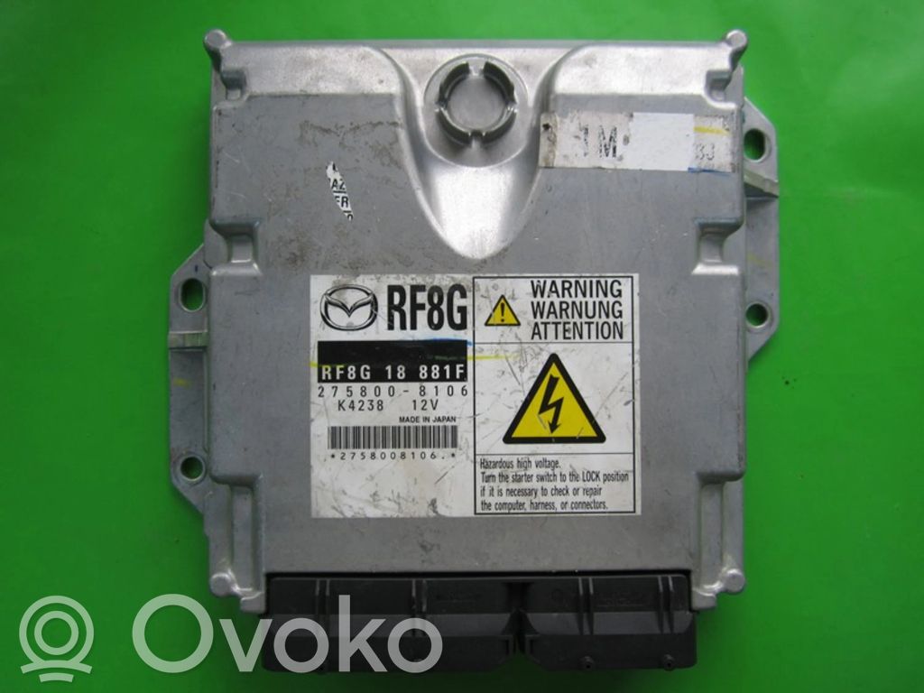 Unité de commande, module ECU de moteur   RF8G18881F,2758008106
