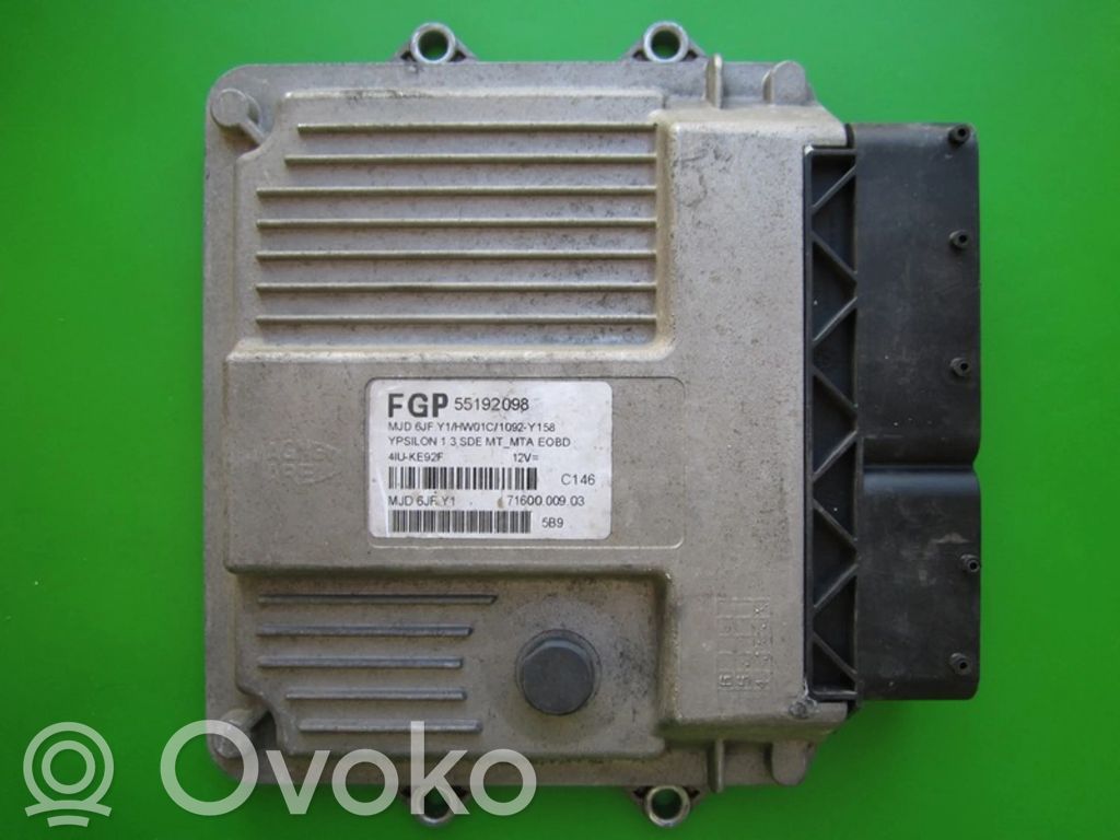 Engine control unit/module ECU   55192098,7160000903