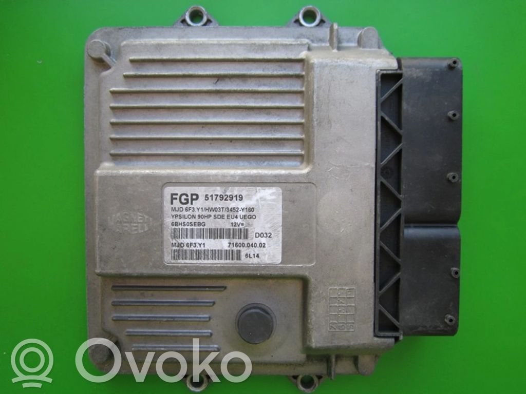 Engine control unit/module ECU   51792919,7160004002