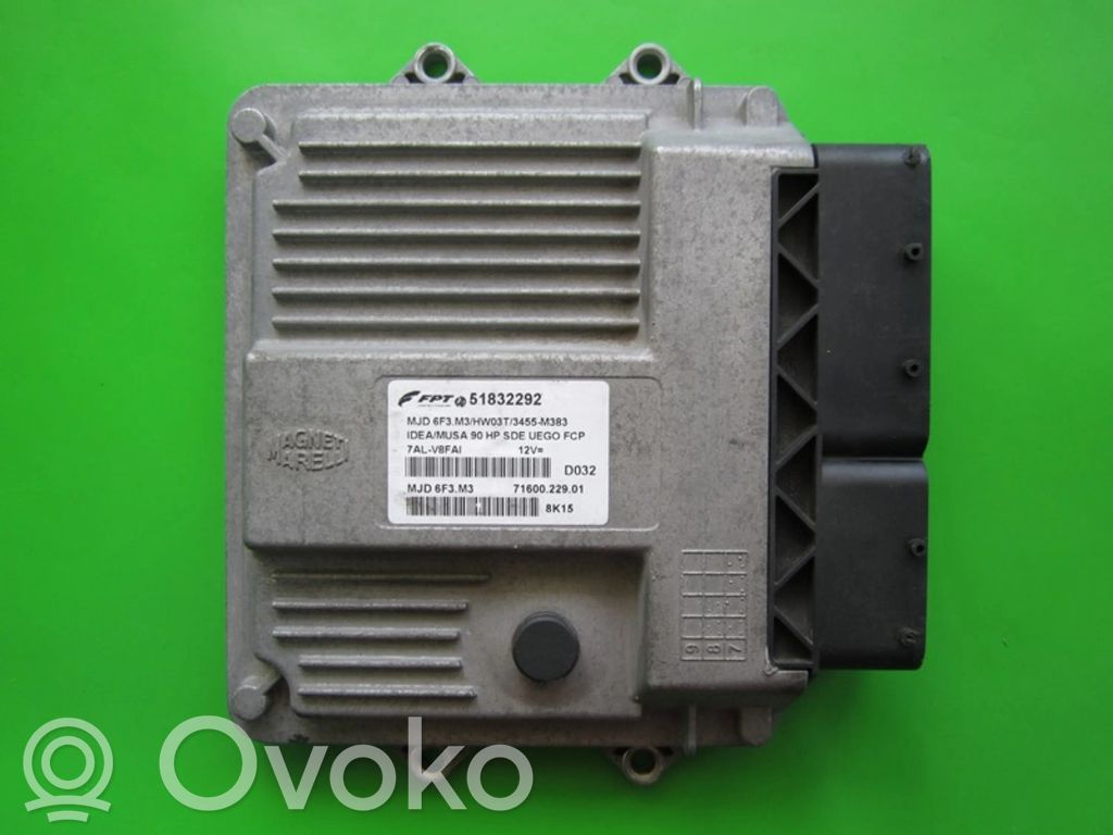 Engine control unit/module ECU   51832292,7160022901