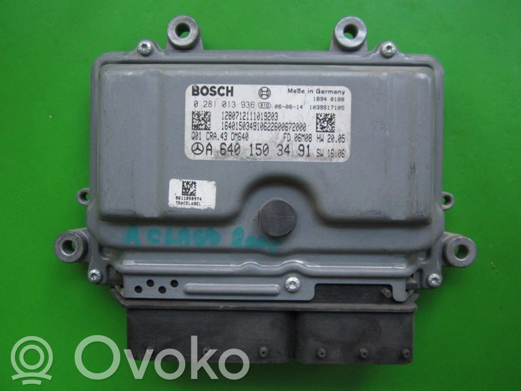 Mercedes-Benz A W169 Engine control unit/module ECU 