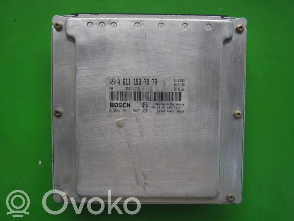 Mercedes-Benz C W203 Komputer / Sterownik ECU silnika 
