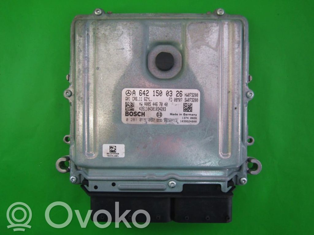 Mercedes-Benz C AMG W204 Engine control unit/module ECU 