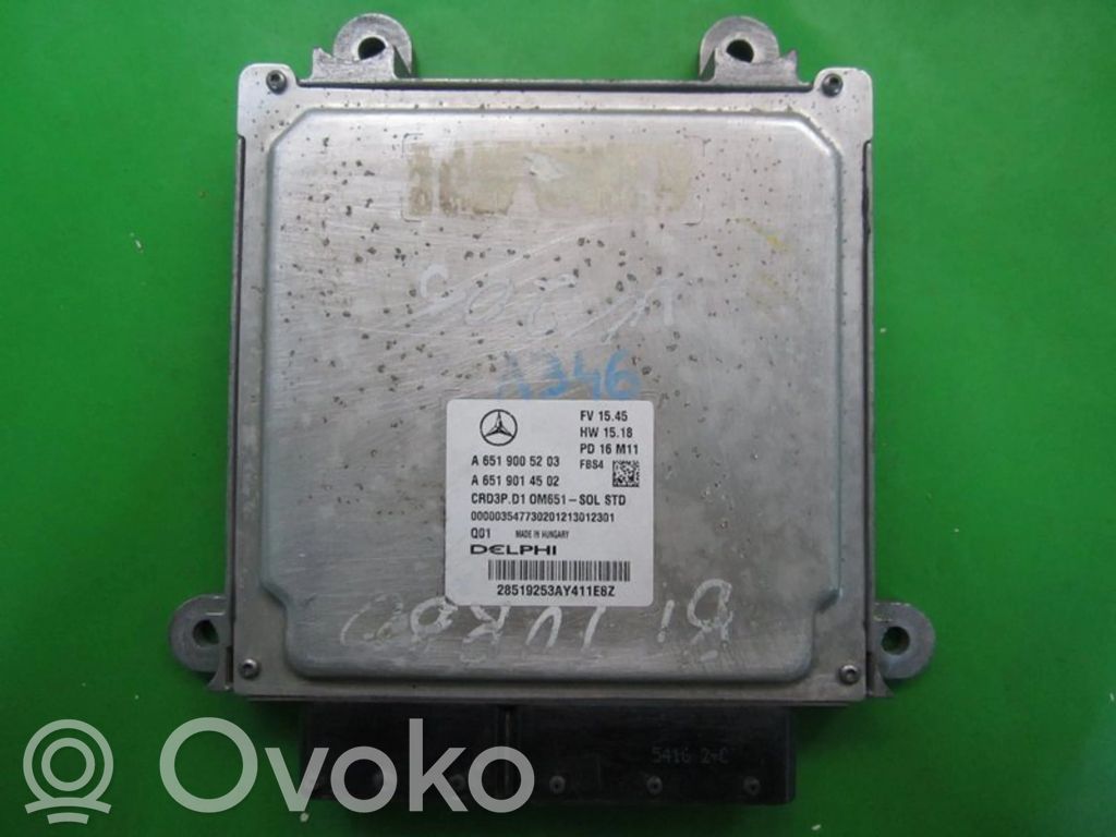 Mercedes-Benz C W205 Komputer / Sterownik ECU silnika 
