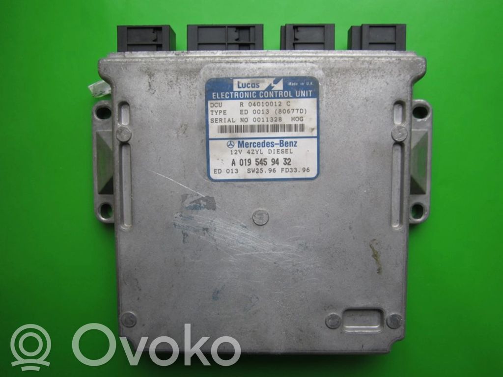 Engine control unit/module ECU   A0195459432,R04010012C