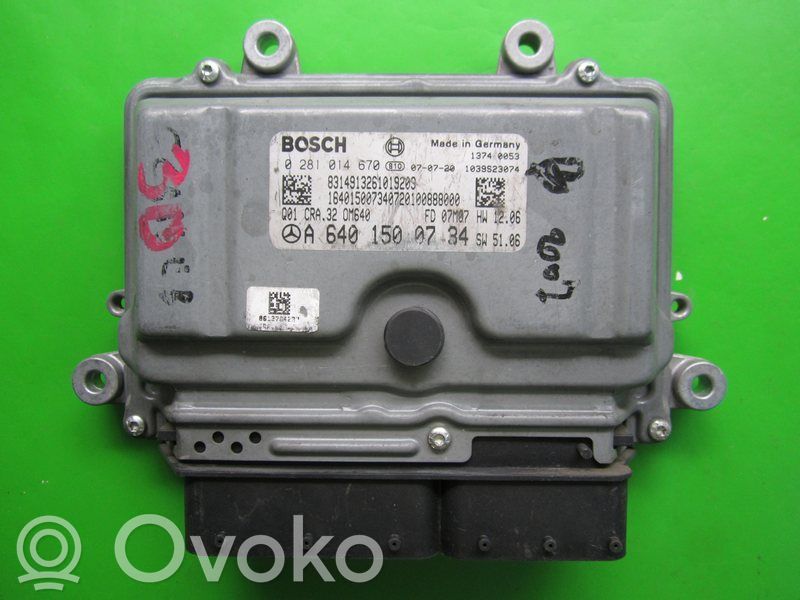 Mercedes-Benz A W169 Engine control unit/module ECU 