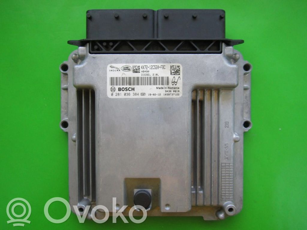 Unidad de control/módulo ECU del motor   KK7212C520FBC,0281036384