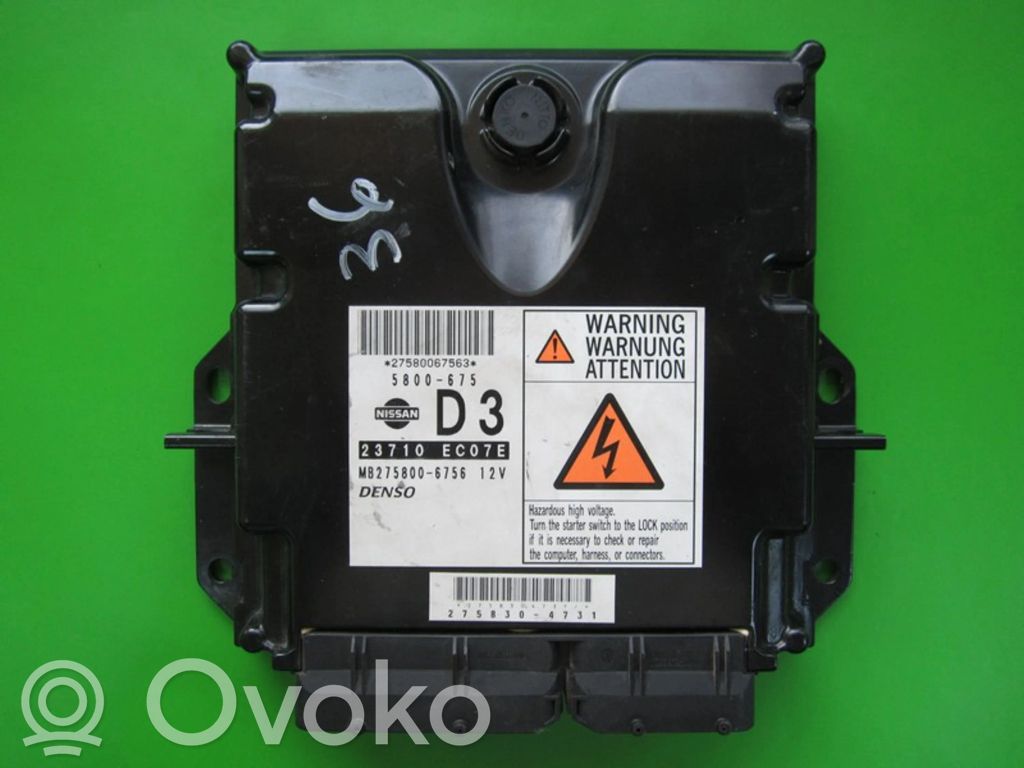 Nissan Navara D40 Komputer / Sterownik ECU silnika 