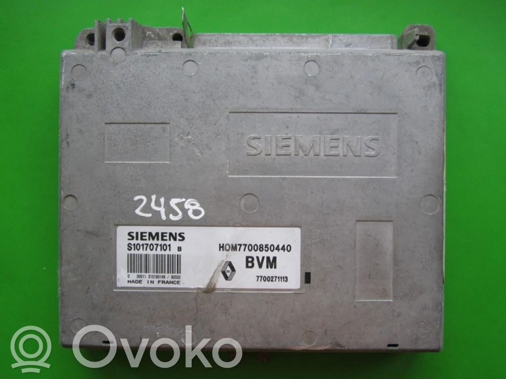 Engine control unit/module ECU   HOM7700850440,S101707101B