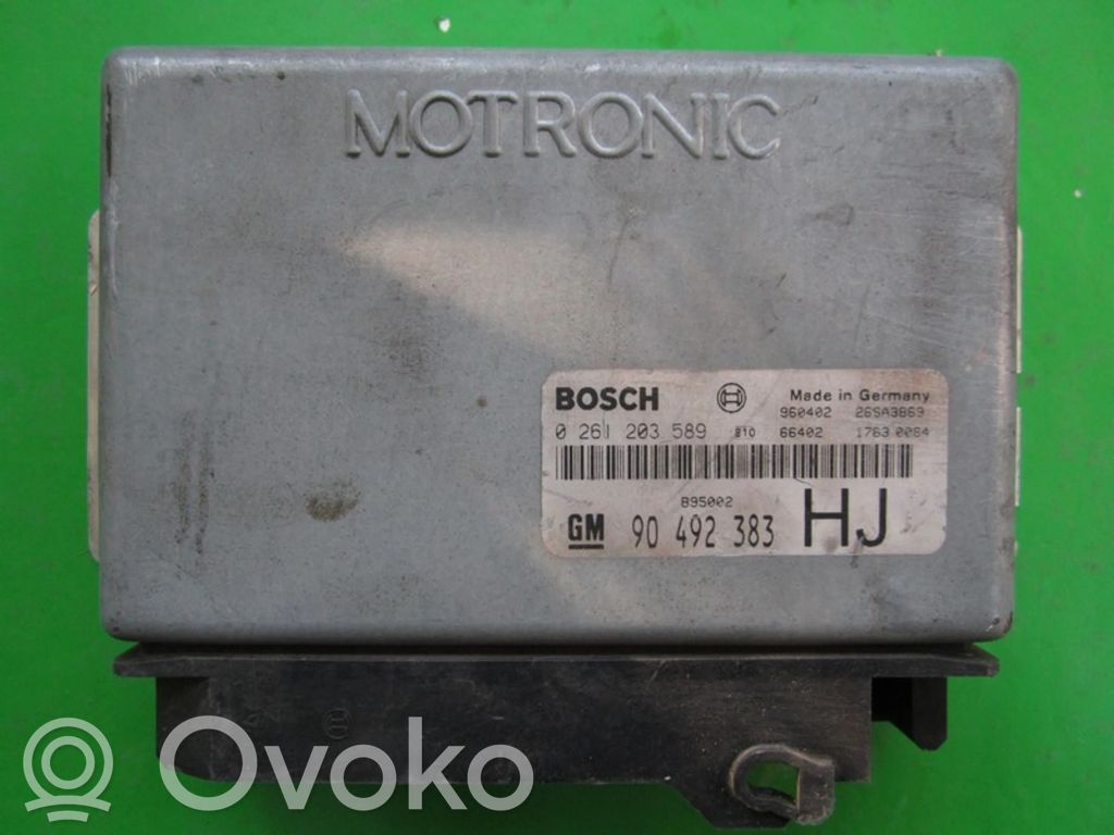 Engine control unit/module ECU   90492383,0261203589
