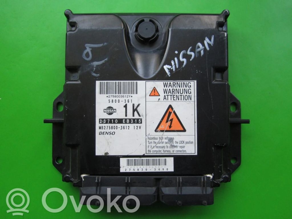 Nissan Navara D40 Engine control unit/module ECU 