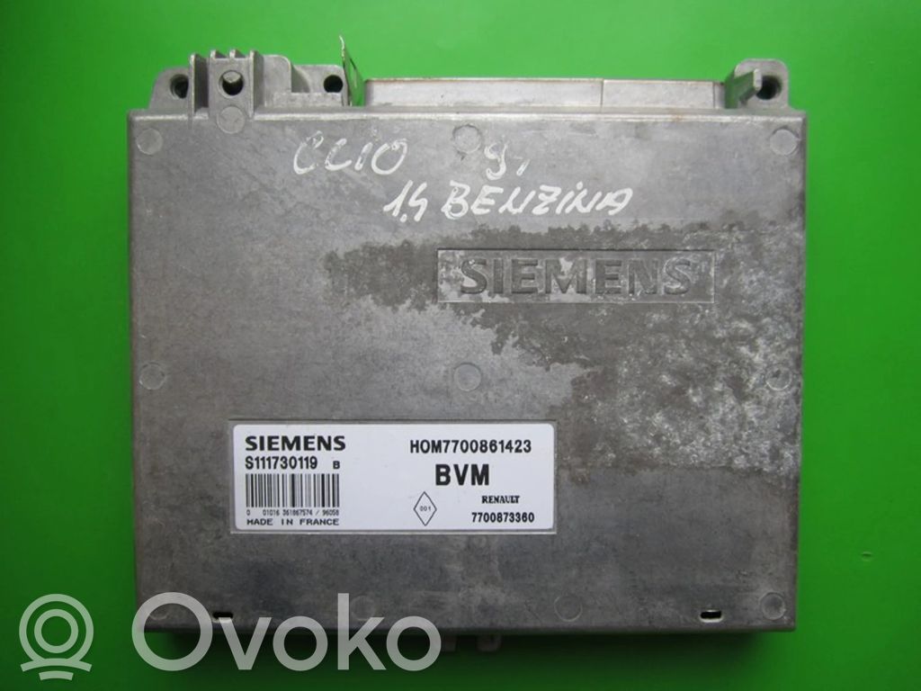 Renault Clio I Engine control unit/module ECU 