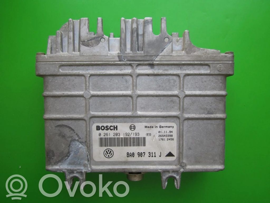 Engine control unit/module ECU   8A0907311J,0261203192