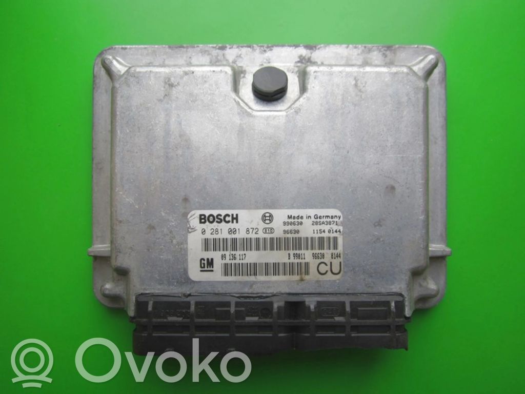 Engine control unit/module ECU   09136117,0281001872