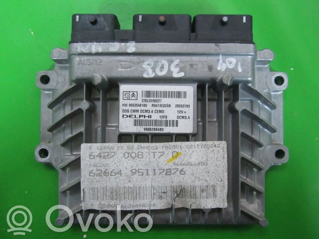 Engine control unit/module ECU   9666266480,28203783