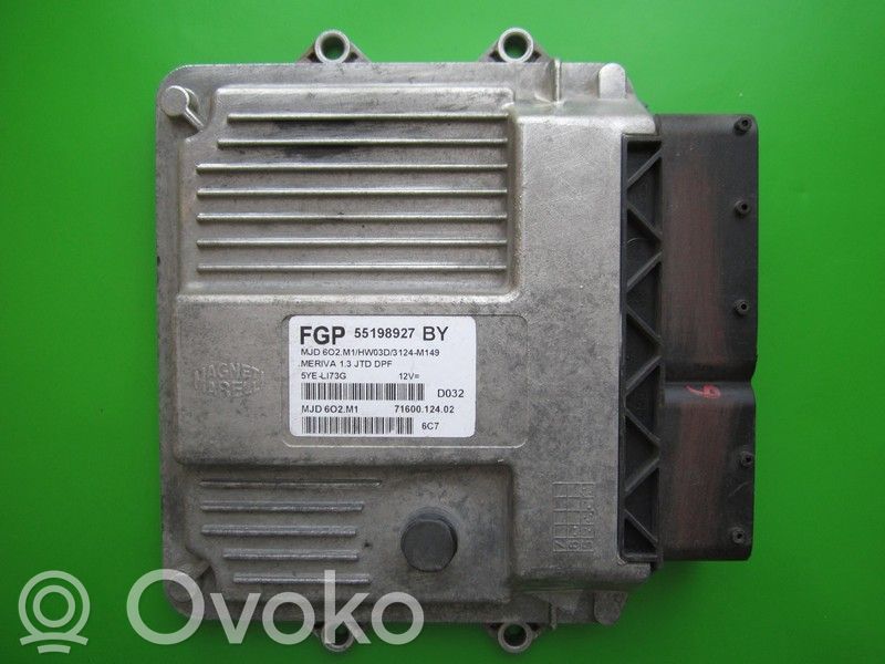Opel Meriva A Engine control unit/module ECU 