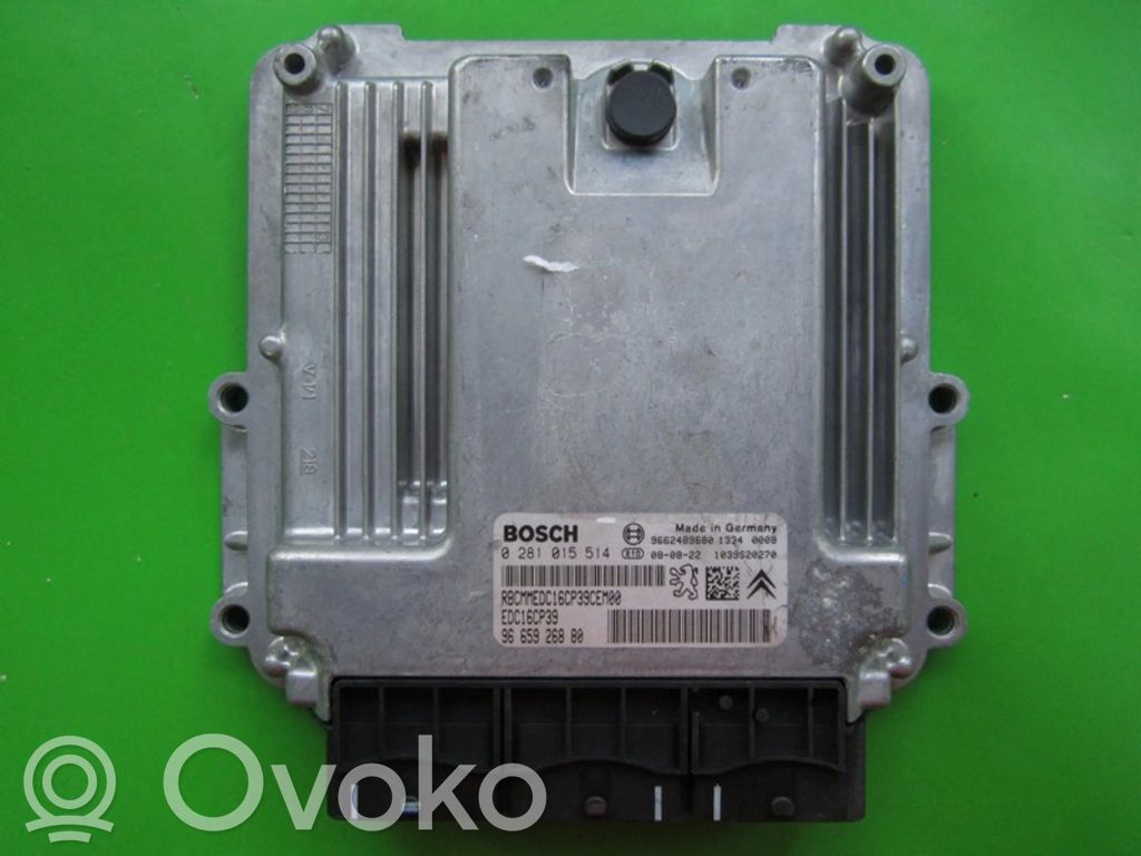 Peugeot 407 Motora vadības bloka ECU 