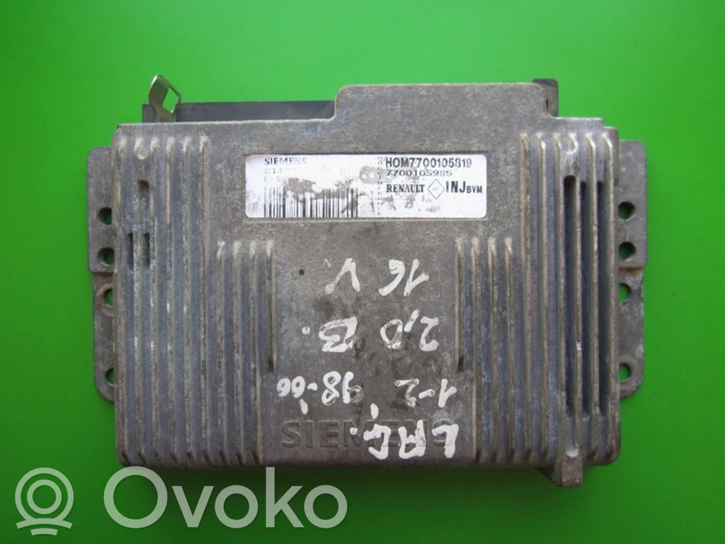 Engine control unit/module ECU   7700105985,S113722103B