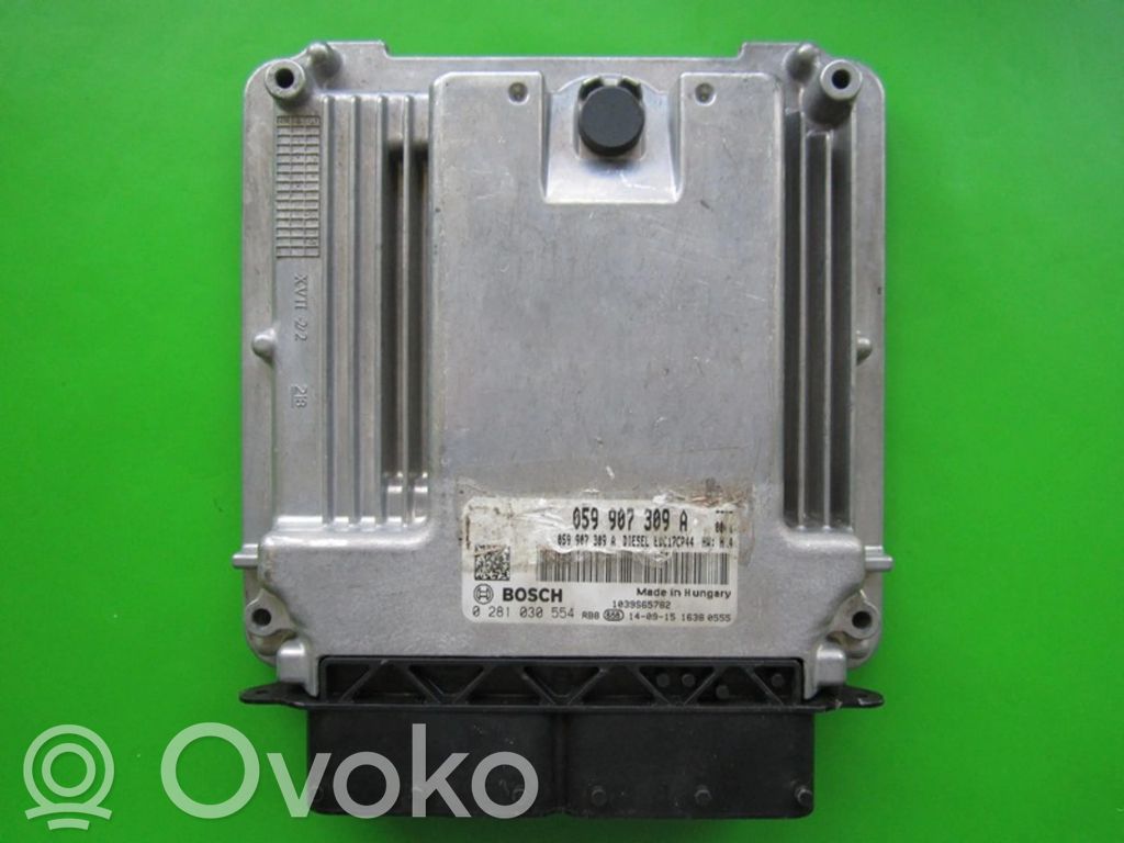 Engine control unit/module ECU   059907309A,0281030554