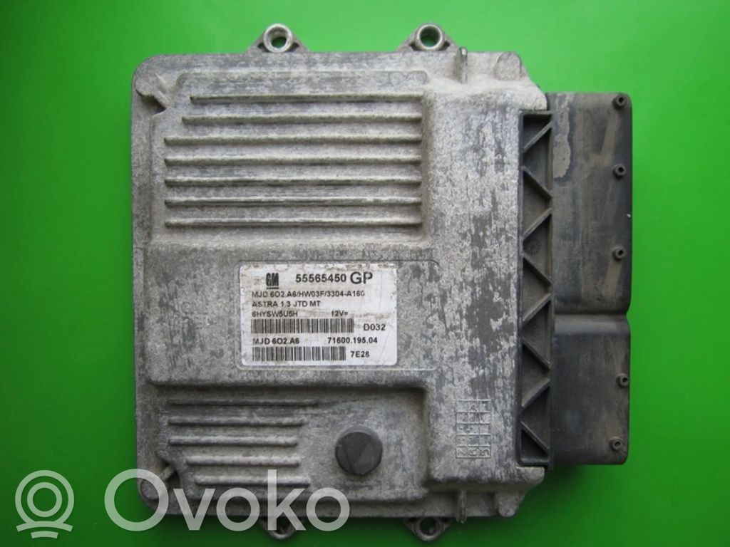 Engine control unit/module ECU   55565450,7160019504