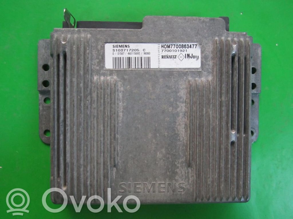 Engine control unit/module ECU   7700863477,S103717205C